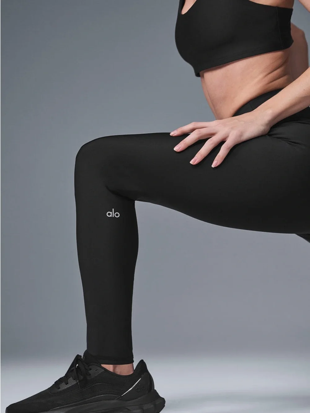 ALO YOGA Airlift 7/8 High Waist Leggings Black XS High Rise Activewear